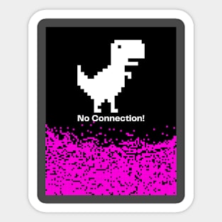 No connection pixel Sticker